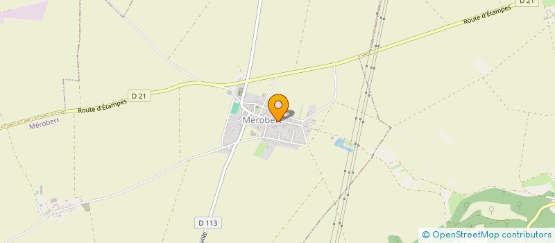 localisation de l'entreprise MONSIEUR ALAIN SERGENT  MEROBERT