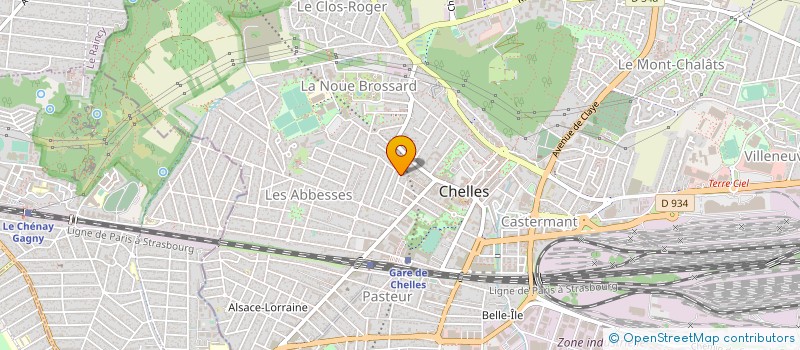 localisation de l'entreprise MONSIEUR ALAIN SERGETIER à CHELLES