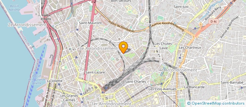 localisation de l'entreprise MONSIEUR ALAIN SEROU à MARSEILLE