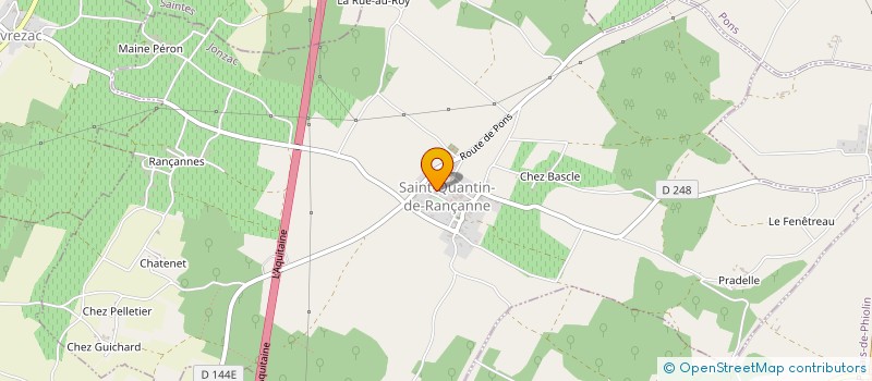 localisation de l'entreprise MONSIEUR ALAIN SERRE  SAINT-QUANTIN-DE-RANCANNE