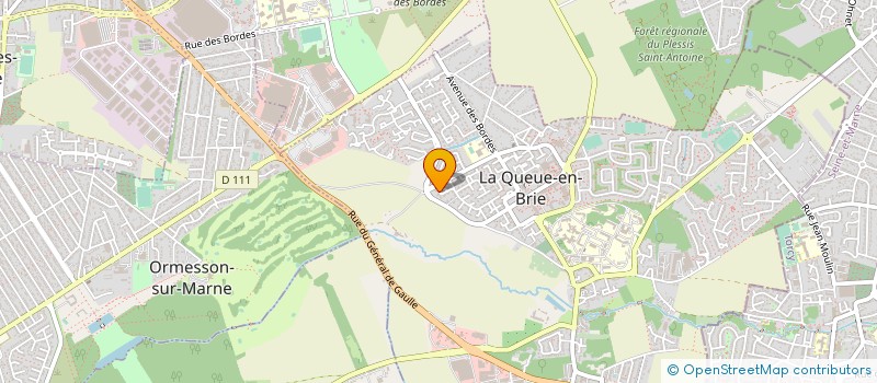localisation de l'entreprise MONSIEUR ALAIN SERRES à LA QUEUE-EN-BRIE