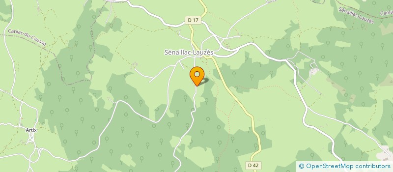 localisation de l'entreprise MONSIEUR ALAIN SERRES  LAUZES