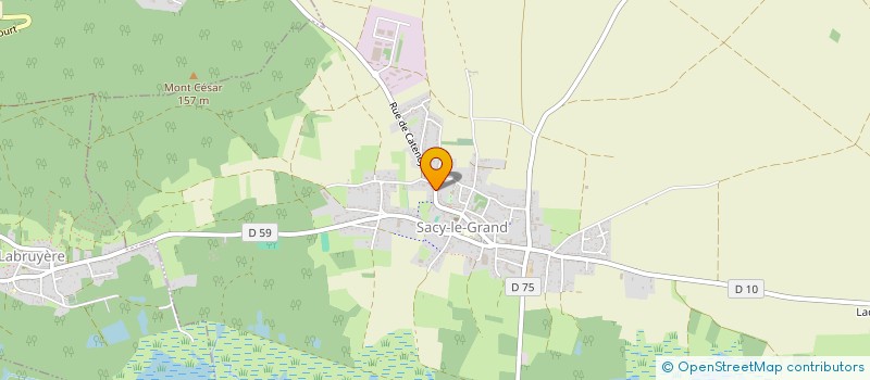 localisation de l'entreprise MONSIEUR ALAIN SERRUS  SACY-LE-GRAND