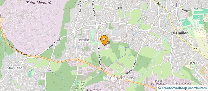 localisation de l'entreprise MONSIEUR ALAIN SEVE  SAINT-MEDARD-EN-JALLES