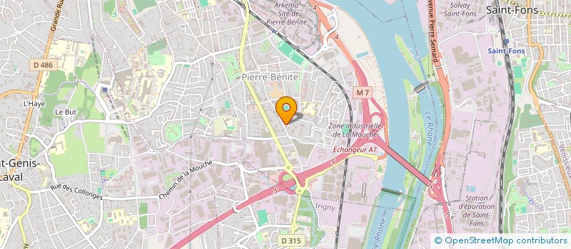 localisation de l'entreprise MONSIEUR ALAIN SIBLET  OULLINS-PIERRE-BENITE