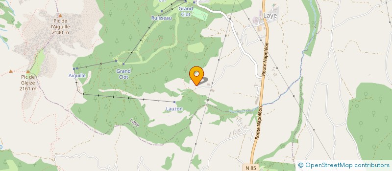 localisation de l'entreprise MONSIEUR ALAIN SICILIANO  LAYE