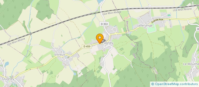 localisation de l'entreprise MONSIEUR ALAIN SICOT  PAGNEY