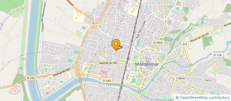 localisation de l'entreprise MONSIEUR ALAIN SILVE  MONTELIMAR