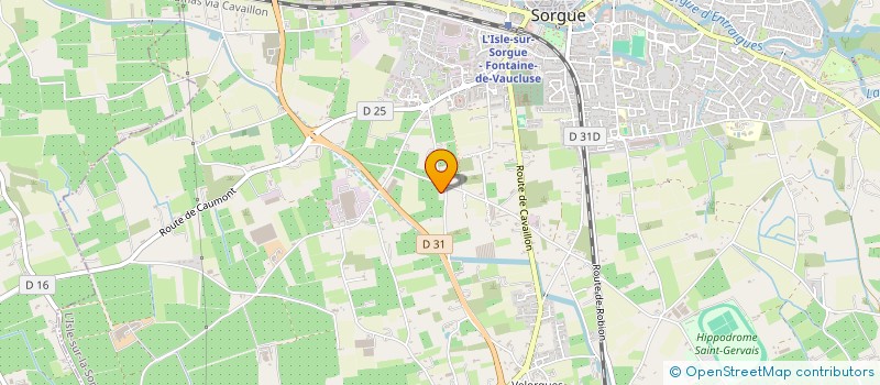 localisation de l'entreprise MONSIEUR ALAIN SILVESTRE à L'ISLE-SUR-LA-SORGUE