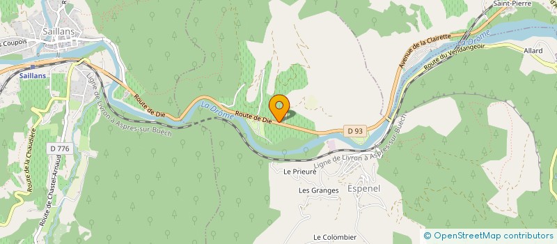 localisation de l'entreprise MONSIEUR ALAIN SIMENDIC  AUBENASSON