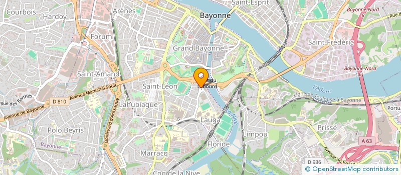 localisation de l'entreprise MONSIEUR ALAIN SIMIAND à BAYONNE
