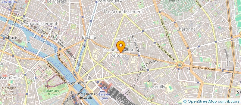 localisation de l'entreprise MONSIEUR ALAIN SIMON à PARIS 11