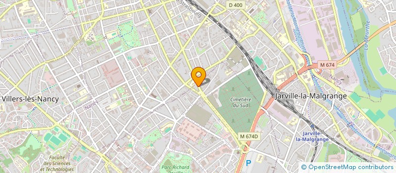 localisation de l'entreprise MONSIEUR ALAIN SIMON  VANDUVRE-LES-NANCY