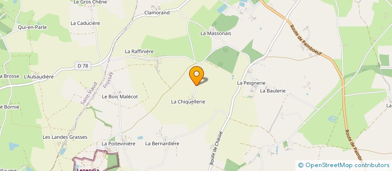 localisation de l'entreprise MONSIEUR ALAIN SIMON à FROSSAY