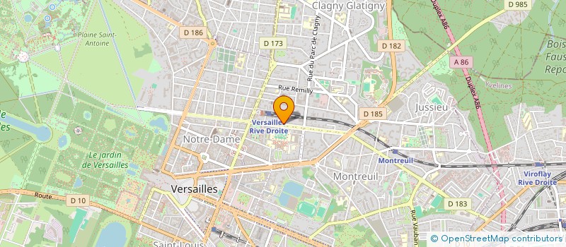 localisation de l'entreprise MONSIEUR ALAIN SIMON à VERSAILLES