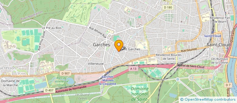 localisation de l'entreprise MONSIEUR ALAIN SIMON à GARCHES