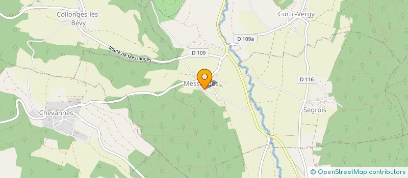 localisation de l'entreprise MONSIEUR ALAIN SIMONNET  MESSANGES