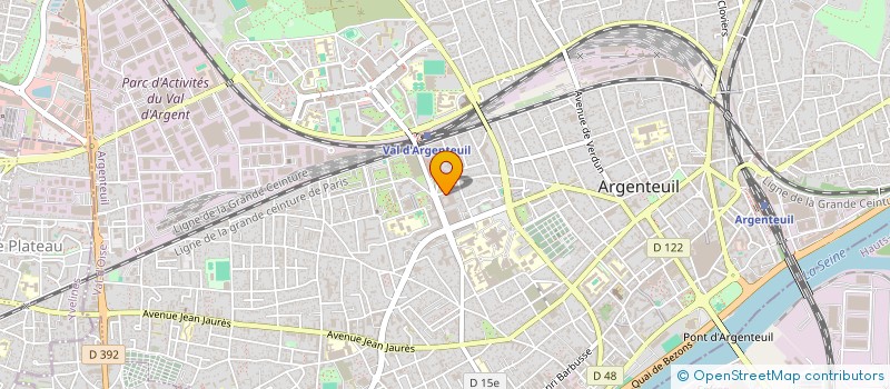 localisation de l'entreprise MONSIEUR ALAIN SITA BANDZOUZI  ARGENTEUIL