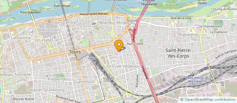 localisation de l'entreprise MONSIEUR ALAIN SIVOYON  TOURS