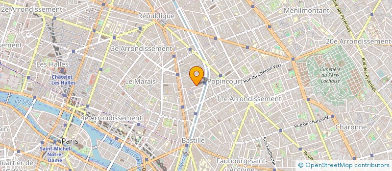 localisation de l'entreprise MONSIEUR ALAIN SOLEILHET  PARIS