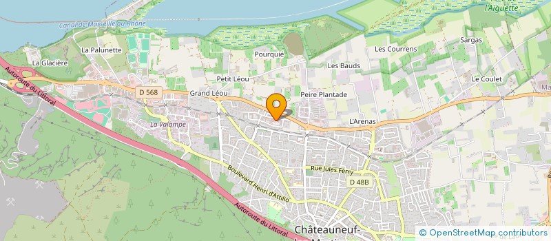 localisation de l'entreprise MONSIEUR ALAIN SOLER à CHATEAUNEUF-LES-MARTIGUES