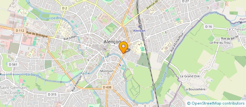localisation de l'entreprise MONSIEUR ALAIN SOLUNAC à ALENCON