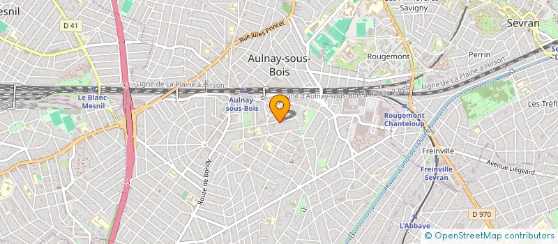 localisation de l'entreprise MONSIEUR ALAIN SOMBRY à AULNAY SOUS BOIS