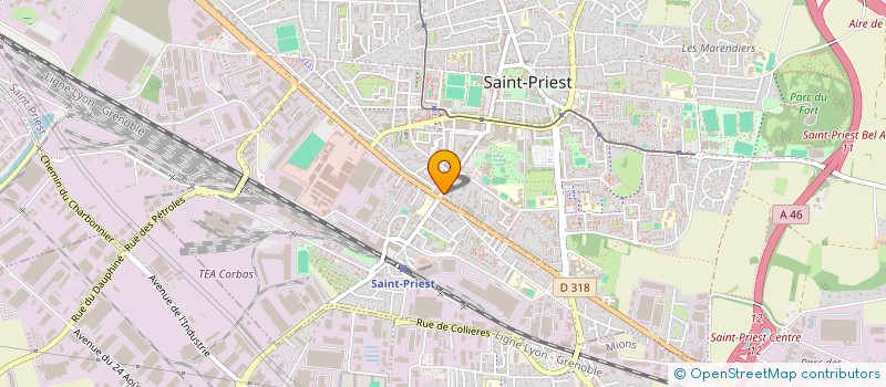 localisation de l'entreprise MONSIEUR ALAIN SORGUES  SAINT-PRIEST