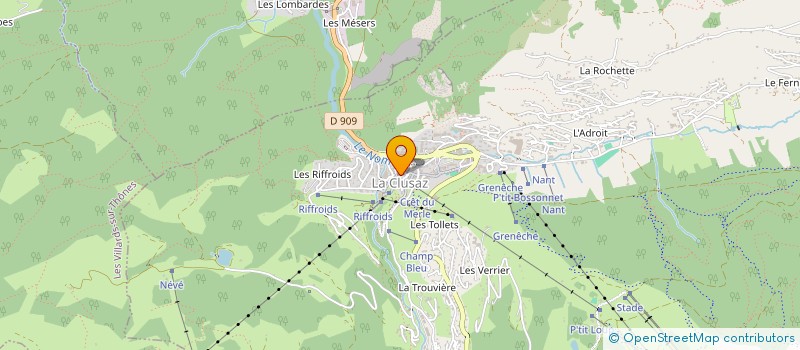 localisation de l'entreprise MONSIEUR ALAIN SORIN à LA CLUSAZ