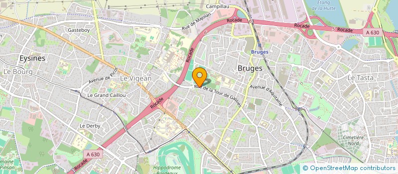 localisation de l'entreprise MONSIEUR ALAIN SOUBAGNE à BRUGES