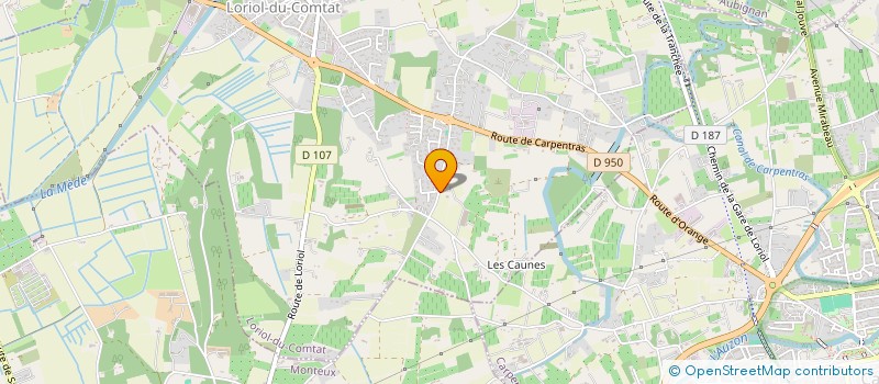 localisation de l'entreprise MONSIEUR ALAIN SOUBRAT  LORIOL-DU-COMTAT