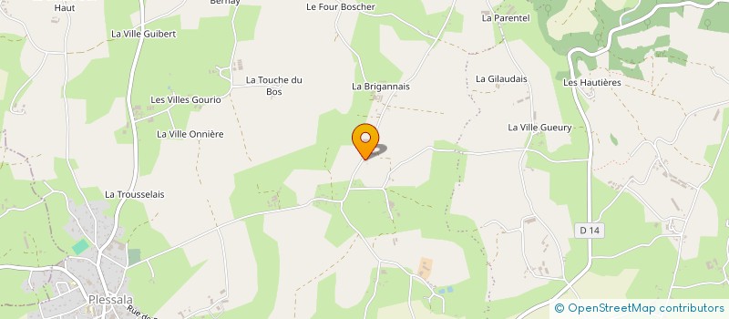 localisation de l'entreprise MONSIEUR ALAIN SOULABAILLE à LE MENE