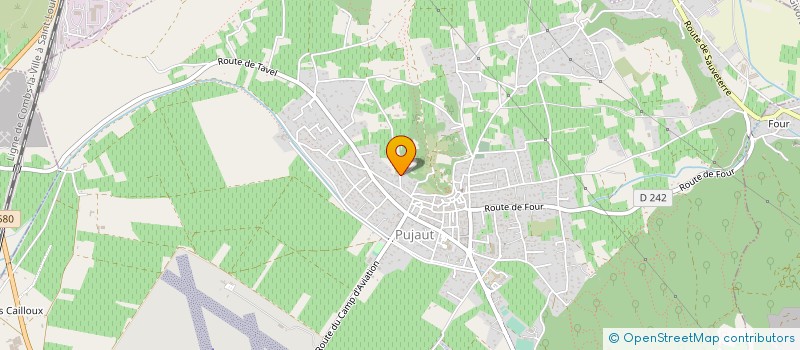 localisation de l'entreprise MONSIEUR ALAIN SOULIER  PUJAUT