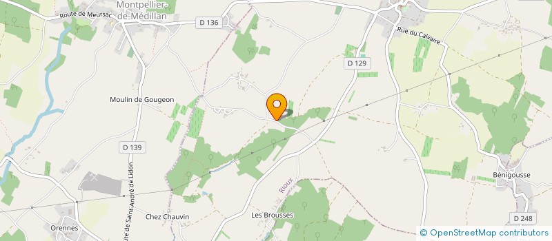 localisation de l'entreprise MONSIEUR ALAIN SOULLARD  RIOUX