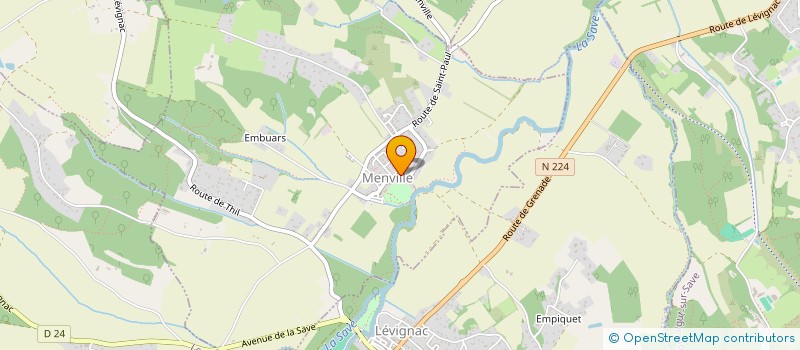 localisation de l'entreprise MONSIEUR ALAIN SOUM  MENVILLE