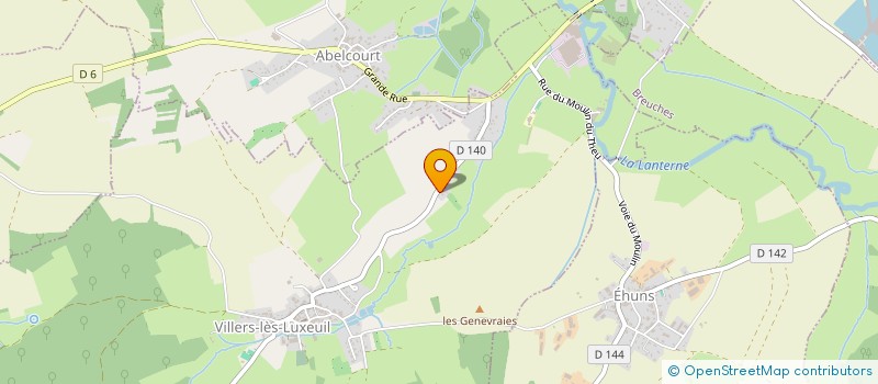 localisation de l'entreprise MONSIEUR ALAIN SOUM  VILLERS-LES-LUXEUIL