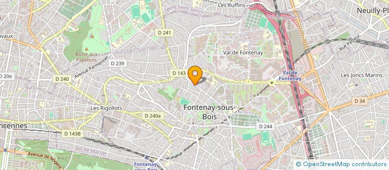 localisation de l'entreprise MONSIEUR ALAIN SOUSSI à FONTENAY-SOUS-BOIS