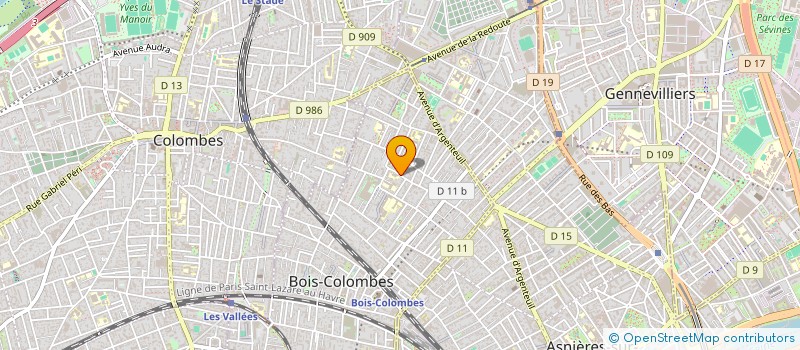 localisation de l'entreprise MONSIEUR ALAIN SOUVIGNHEC à BOIS-COLOMBES