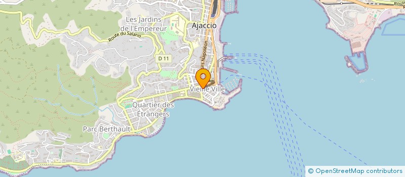 localisation de l'entreprise MONSIEUR ALAIN SPADONI à AJACCIO
