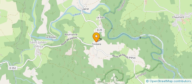 localisation de l'entreprise MONSIEUR ALAIN SPICH  SAINT-JULIEN-D'ANCE