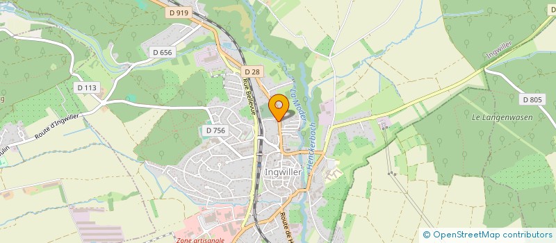 localisation de l'entreprise MONSIEUR ALAIN SPIELEWOY  INGWILLER