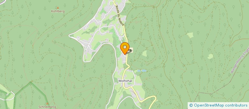 localisation de l'entreprise MONSIEUR ALAIN SPIELMANN  WANGENBOURG-ENGENTHAL