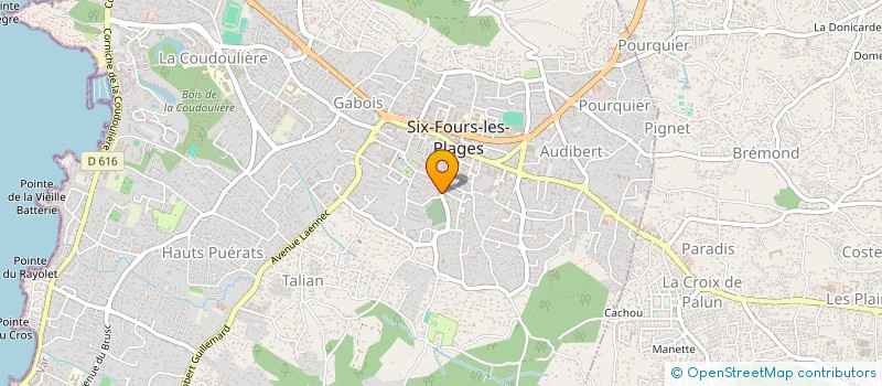 localisation de l'entreprise MONSIEUR ALAIN STANOJEVIC à SIX-FOURS-LES-PLAGES
