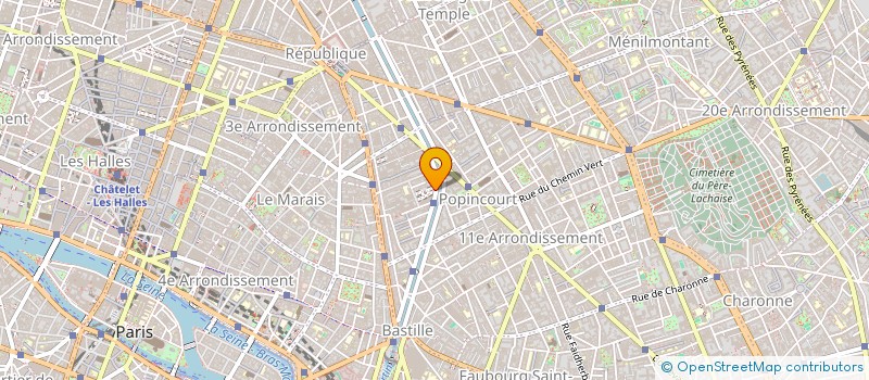 localisation de l'entreprise MONSIEUR ALAIN STEINBERG à PARIS