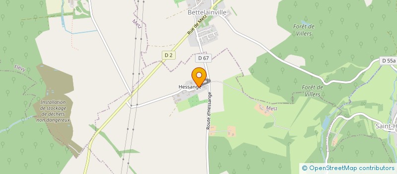 localisation de l'entreprise MONSIEUR ALAIN STEINMETZ  SAINT-HUBERT