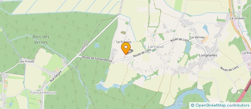 localisation de l'entreprise MONSIEUR ALAIN STELY  LARNAUD