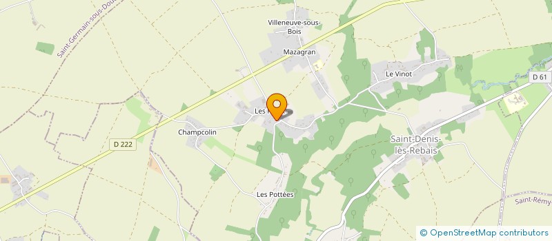 localisation de l'entreprise MONSIEUR ALAIN STORME  SAINT-DENIS-LES-REBAIS