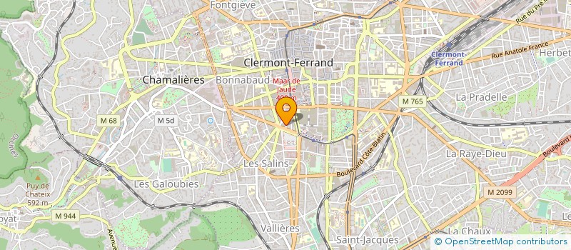 localisation de l'entreprise MONSIEUR ALAIN STORNERI  CLERMONT-FERRAND