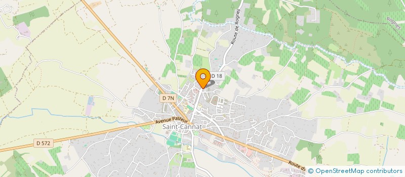 localisation de l'entreprise MONSIEUR ALAIN STUTZMANN à SAINT-CANNAT