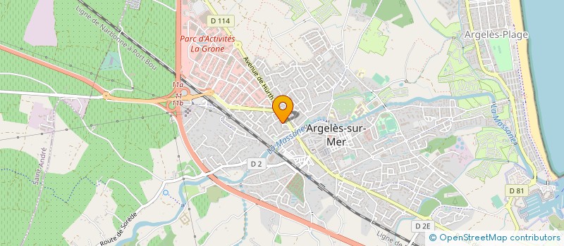 localisation de l'entreprise MONSIEUR ALAIN SUARD à ARGELES-SUR-MER